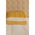 Patura CoCoLiNo tip Tricotaj cu blanita, 200x230cm, Jojo Home, Galben [8]