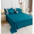 Lenjerie pat dublu,  Soft Touch, 6 piese, cu PLIURI BRODATE, Jojo Home, Turquoise [8]