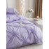 Lenjerie pat dublu,  Soft Touch, 6 piese, cu PLIURI BRODATE, Jojo Home, Lila [5]