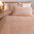 Lenjerie pentru pat dublu pufoasa CoCoLiNo, tip tricotaj, 4 piese, Bej [5]