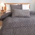 Lenjerie pentru pat dublu pufoasa CoCoLiNo, tip tricotaj, 4 piese, Gri [2]