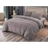 Lenjerie pentru pat dublu pufoasa CoCoLiNo, tip tricotaj, 4 piese, Gri [15]