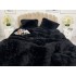 Lenjerie pat super pufoasa COCOLINO Fluffy 4 piese neagra [19]