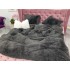 Lenjerie pat super pufoasa COCOLINO Fluffy 4 piese gri  [2]
