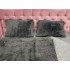 Lenjerie pat super pufoasa COCOLINO Fluffy 4 piese gri  [5]