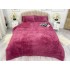 Lenjerie pat super pufoasa COCOLINO Fluffy 4 piese purpuriu [14]