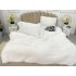 Lenjerie pat super pufoasa COCOLINO Fluffy 4 piese alb  [2]