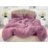 Lenjerie pat super pufoasa COCOLINO Fluffy 4 piese mov deschis [4]