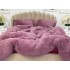 Lenjerie pat super pufoasa COCOLINO Fluffy 4 piese mov deschis [3]