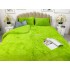 Lenjerie pat super pufoasa COCOLINO Fluffy 4 piese verde  [13]