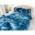 Lenjerie pat super pufoasa COCOLINO Fluffy 4 piese Bleumarin-Alb [12]