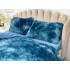 Lenjerie pat super pufoasa COCOLINO Fluffy 4 piese Bleumarin-Alb [11]
