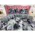 Lenjerie pat super pufoasa COCOLINO Fluffy 4 piese Negru-Gri [12]