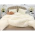 Lenjerie pat super pufoasa COCOLINO Fluffy 4 piese Crem(UNT) [9]
