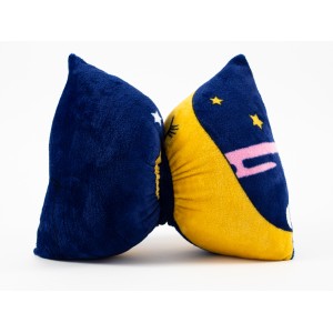 Perna funda Cocolino Bleumarin-Galben