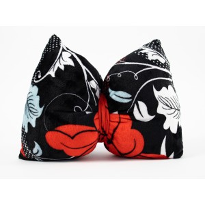 Perna funda Cocolino Negru-Alb-Rosu