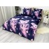 Lenjerie pat dublu, Super Pufoasa COCOLINO, 6 piese, Mov-Lila, fluturi [7]