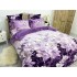 Lenjerie pat dublu, Super Pufoasa COCOLINO, 6 piese, Mov-Lila, crini [13]