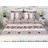 Lenjerie pat dublu,  FINET, 6 piese, Alb-Multicolor, flori [9]