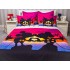 Lenjerie pat dublu,  FINET, 6 piese, IDENTICA CU POZA, Negru-Multicolor, Minnie&Mickey [4]