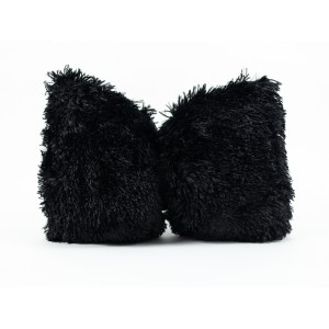 Perna funda Fluffy Neagra