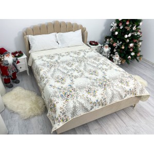 Cuvertura matlasata pentru pat dublu cu doua fete, 210x210, cod CVI46