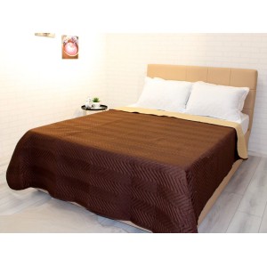 Cuvertura matlasata pentru pat dublu cu doua fete, 210x210, cod CVI45