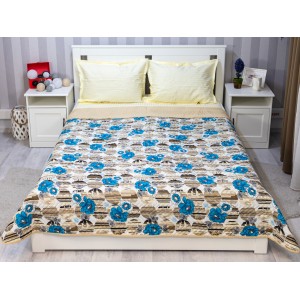 Cuvertura matlasata pentru pat dublu cu doua fete, 210x210, cod CVI42