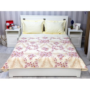 Cuvertura matlasata pentru pat dublu cu doua fete, 210x210, cod CVI43