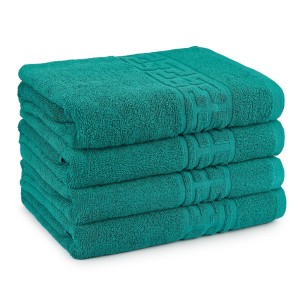 Set 4 Prosoape Din 100% Bumbac Pakistanez, Verde