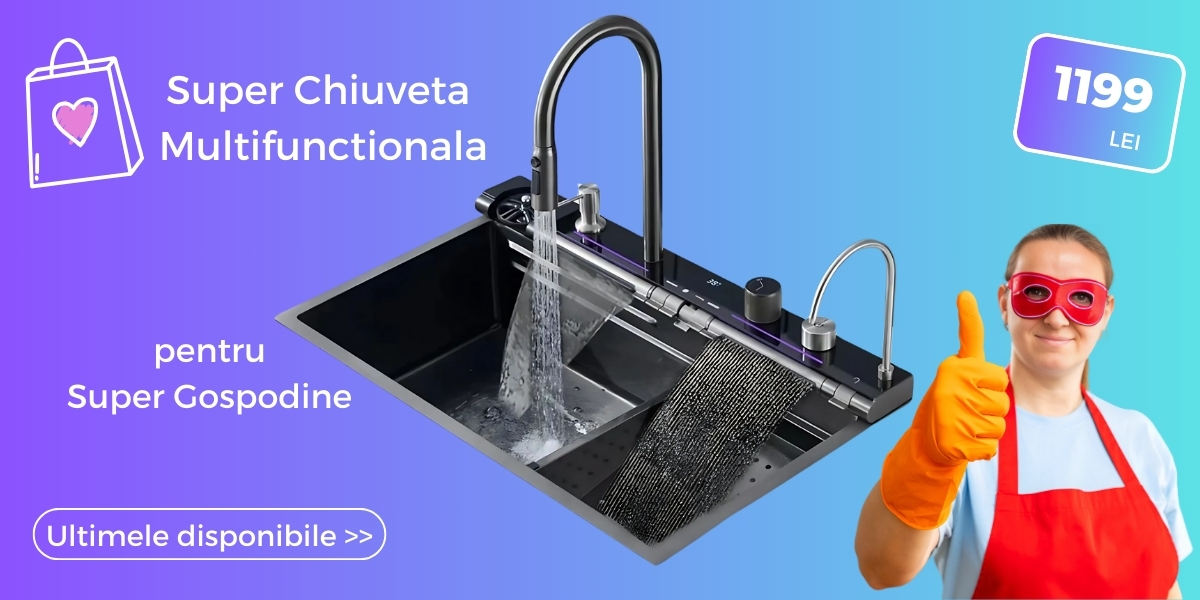 Chiuveta Bucatarie Multifunctionala cu LED