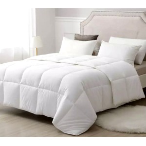 SET Pilota 200x220cm + 2 perne 50x70cm alb, Fabricate in Romania