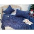 Set Patura groasa MERINOS tip cuvertura cu 2 fete de perna 50x70cm, Bleumarin [3]