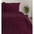 Set Patura groasa MERINOS tip cuvertura cu 2 fete de perna 50x70cm, Bordo [2]