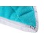 Perna matlasata cu 2 fete plush deluxe 50x70 cm, Turquoise [2]