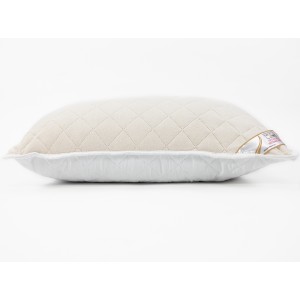 Perna matlasata cu 2 fete plush deluxe 50x70 cm, Crem