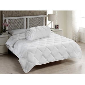 Pilota hoteliera alba, PREMIUM, 200x230cm, Fabricata in Romania