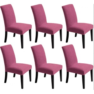 Set 6 huse universale pentru scaun model embosat tip cocolino Visina