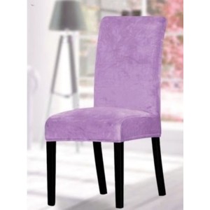 Set 6 huse universale pentru scaun Velvet Lila
