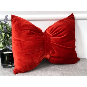 Perna funda decorativa din Catifea Rosie  cod AFC12