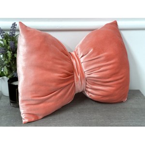 Perna funda decorativa din Catifea Somon  cod AFC13