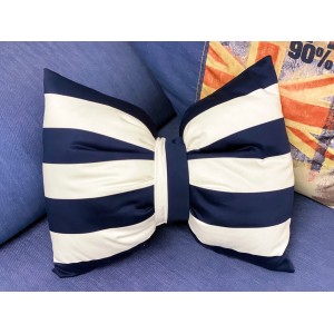 Perna funda cu dungi late alb-bleumarin cod AFC42