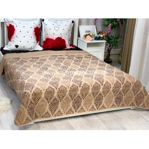 Cuvertura matlasata pentru pat dublu cu doua fete, 210x210, cod CVI37