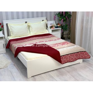 Cuvertura matlasata pentru pat dublu cu doua fete, 210x210, cod CVI30