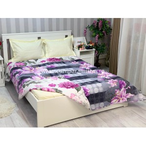Cuvertura matlasata pentru pat dublu cu doua fete, 210x210, cod CVI26