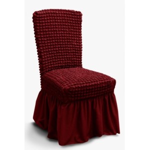 Set 6 Huse Elastice si Creponate Cu Volanase pentru Scaune, cod HSS24