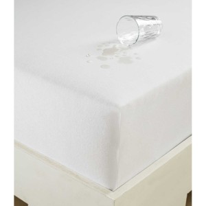 Husa pat impermeabila, 160x200cm, Alba