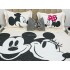 Cuvertura pat dublu, din bumbac tip finet, Identica cu Poza, 3 PIESE, Alb, Mickey&Minnie Mouse [10]