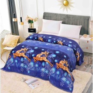 Patura CoCoLiNo, 200x230cm, Jojo Home, Bleumarin, reni