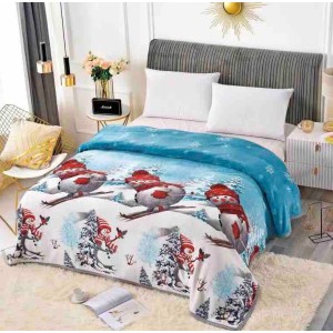 Patura CoCoLiNo, 200x230cm, Jojo Home, Bleu, oameni de zapada